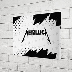 Холст прямоугольный METALLICA МЕТАЛЛИКА, цвет: 3D-принт — фото 2