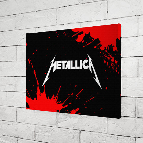 Картина прямоугольная METALLICA МЕТАЛЛИКА / 3D-принт – фото 3