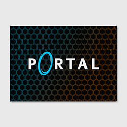 Холст прямоугольный PORTAL ПОРТАЛ, цвет: 3D-принт — фото 2