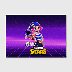 Холст прямоугольный Penny Brawl Stars, цвет: 3D-принт — фото 2