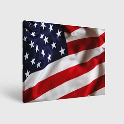 Холст прямоугольный США USA, цвет: 3D-принт