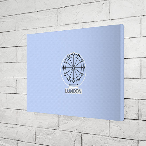 Картина прямоугольная Лондон London Eye / 3D-принт – фото 3