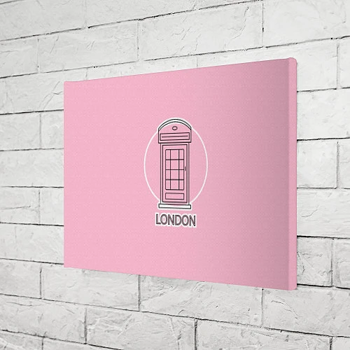 Картина прямоугольная Телефонная будка, London / 3D-принт – фото 3