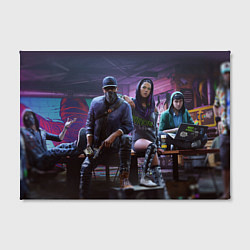 Холст прямоугольный Watch dogs Z, цвет: 3D-принт — фото 2