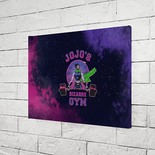 Картина прямоугольная JoJo’s Bizarre Adventure Gym / 3D-принт – фото 3