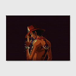 Холст прямоугольный One Piece Портгас Д Эйс, цвет: 3D-принт — фото 2