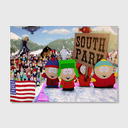 Холст прямоугольный Южный Парк South Park, цвет: 3D-принт — фото 2