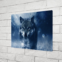 Холст прямоугольный Красивый волк, цвет: 3D-принт — фото 2