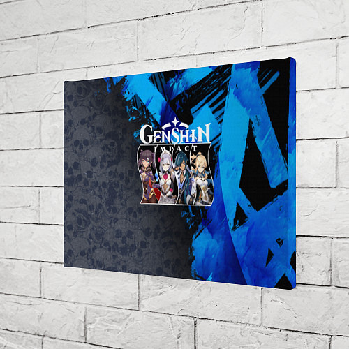 Картина прямоугольная Genshin Impact / 3D-принт – фото 3