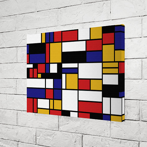 Картина прямоугольная Color blocking / 3D-принт – фото 3