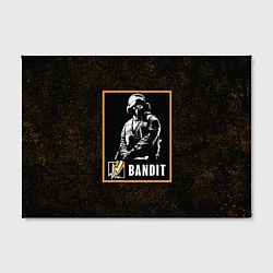 Холст прямоугольный Bandit, цвет: 3D-принт — фото 2