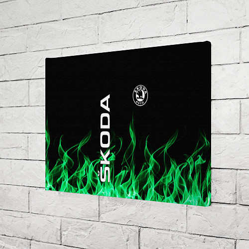 Картина прямоугольная SKODA / 3D-принт – фото 3
