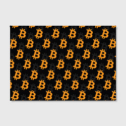 Холст прямоугольный БИТКОИН BITCOIN, цвет: 3D-принт — фото 2