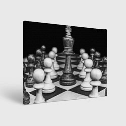 Холст прямоугольный Шахматы, цвет: 3D-принт
