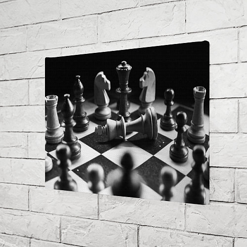 Картина прямоугольная Шахматы / 3D-принт – фото 3