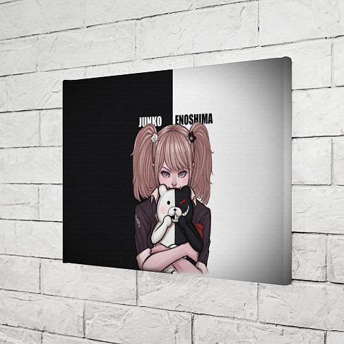 Картина прямоугольная MONOKUMA JUNKO / 3D-принт – фото 3