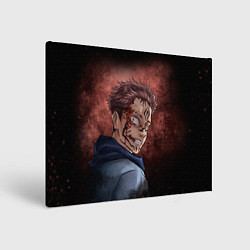 Холст прямоугольный МАГИЧЕСКАЯ БИТВА SUKUNA, цвет: 3D-принт