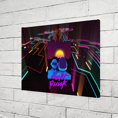 Картина прямоугольная Daft Punk Electrix / 3D-принт – фото 3