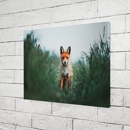 Картина прямоугольная Лисица в зелени / 3D-принт – фото 3