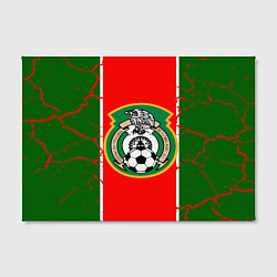 Холст прямоугольный Сборная Мексики, цвет: 3D-принт — фото 2