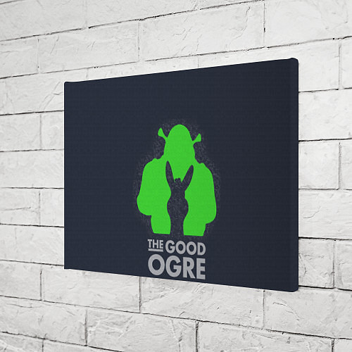Картина прямоугольная Shrek: Im good ogre / 3D-принт – фото 3