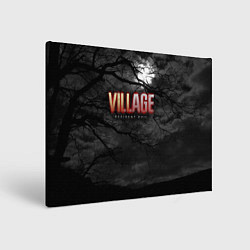 Холст прямоугольный Resident Evil: Village $$$, цвет: 3D-принт