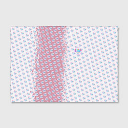 Холст прямоугольный Doki Doki Literature Club Логотип Z, цвет: 3D-принт — фото 2