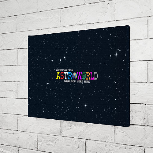 Картина прямоугольная Astroworld / 3D-принт – фото 3