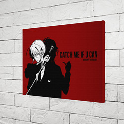 Холст прямоугольный Catch me if u can, цвет: 3D-принт — фото 2