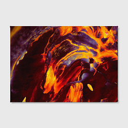 Холст прямоугольный ОГНЕННЫЙ ГРАНЖ FIRE GRUNGE Z, цвет: 3D-принт — фото 2