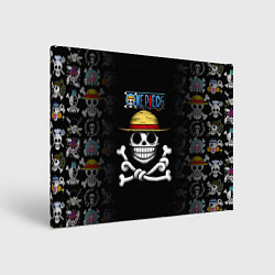 Холст прямоугольный Пираты Соломенной Шляпы One Piece, цвет: 3D-принт
