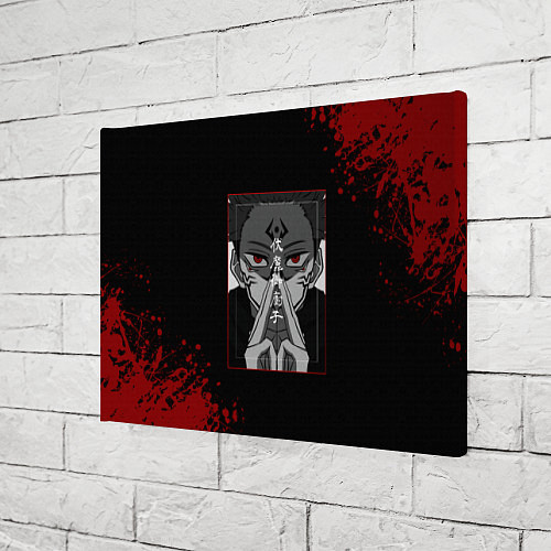 Картина прямоугольная МАГИЧЕСКАЯ БИТВА SUKUNA / 3D-принт – фото 3