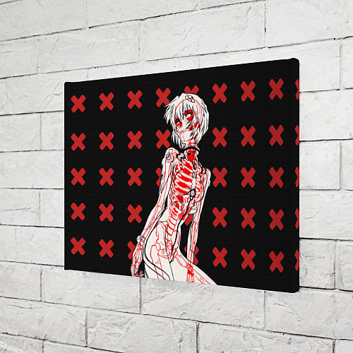 Картина прямоугольная Ева 00 Аянами Рей в X Ray / 3D-принт – фото 3