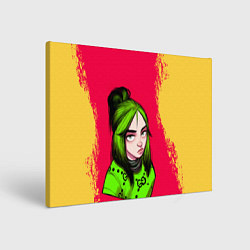 Холст прямоугольный BILLIE EILISH БИЛЛИ АЙЛИШ Z, цвет: 3D-принт