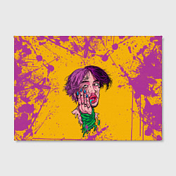 Холст прямоугольный LIL PUMP ЛИЛ ПАМП БРЫЗГИ Z, цвет: 3D-принт — фото 2