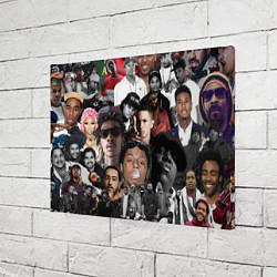 Холст прямоугольный Короли Рэпа KING RAP, цвет: 3D-принт — фото 2