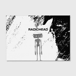 Холст прямоугольный Radiohead Радиохед Z, цвет: 3D-принт — фото 2