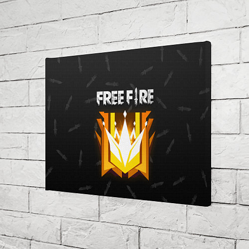 Картина прямоугольная Free Fire Фри фаер / 3D-принт – фото 3