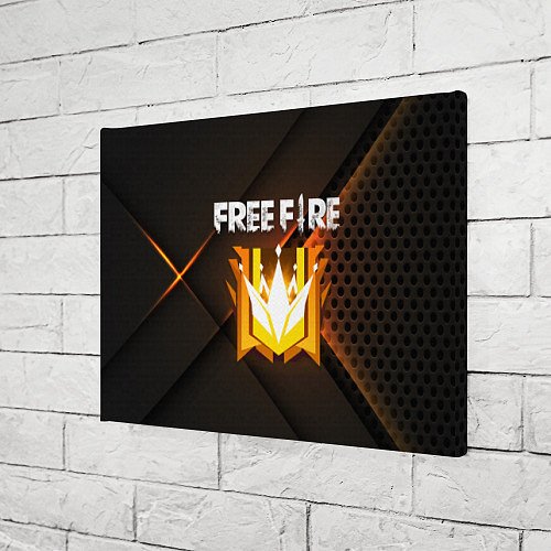Картина прямоугольная FREE FIRE GRAND MASTER / 3D-принт – фото 3