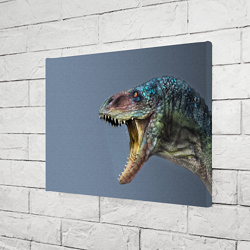 Картина прямоугольная Хищный динозавр Dino Z / 3D-принт – фото 3