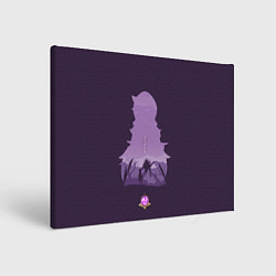 Холст прямоугольный RAZOR РЕЙЗОР ГЕНШИН, цвет: 3D-принт