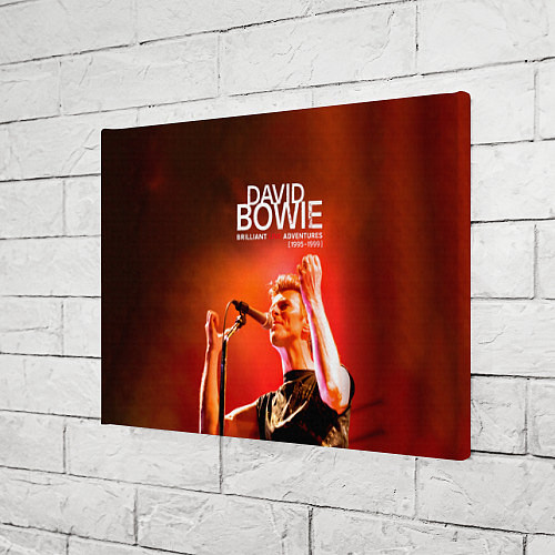 Картина прямоугольная Brilliant Live Adventures - David Bowie / 3D-принт – фото 3