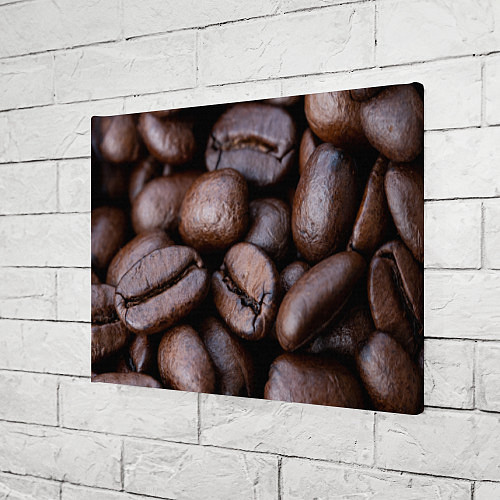 Картина прямоугольная Кофейные зёрна / 3D-принт – фото 3