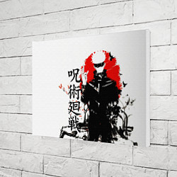 Холст прямоугольный Сатору, Jujutsu Kaisen, цвет: 3D-принт — фото 2