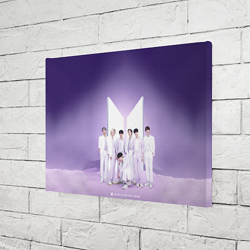 Картина прямоугольная BTS Purple / 3D-принт – фото 3