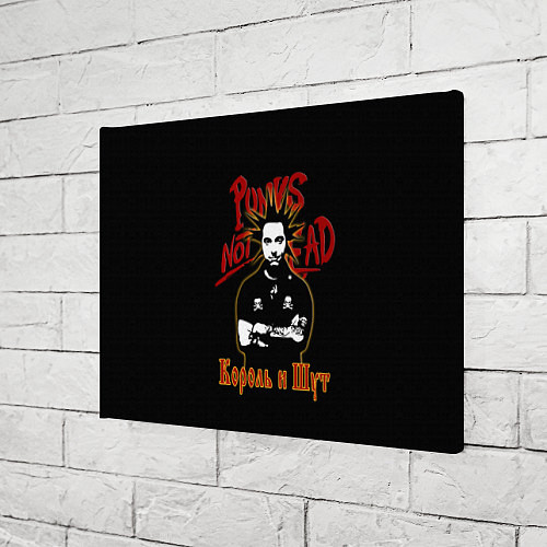 Картина прямоугольная Punks Not Dead КиШ / 3D-принт – фото 3