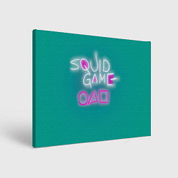Холст прямоугольный Squid game a, цвет: 3D-принт