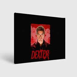 Холст прямоугольный Dexter Декстер портрет постер, цвет: 3D-принт