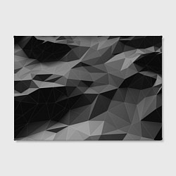 Холст прямоугольный Чб абстракция, цвет: 3D-принт — фото 2
