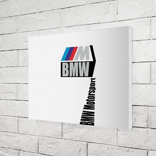 Картина прямоугольная BMW Motorsport / 3D-принт – фото 3